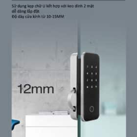 Khóa Vân Tay Dành Cho Cửa Kính Cường Lực Ul F10
