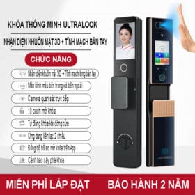 Ul 3dk9 Khóa Vân Tay Tự động Nhận Dạng Khuôn Mặt 3d, ứng Dụng Mở Khóa Từ Xa